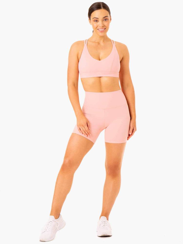 Ryderwear Women Shorts NKD Align Women's Shorts Pink | CA2006UT