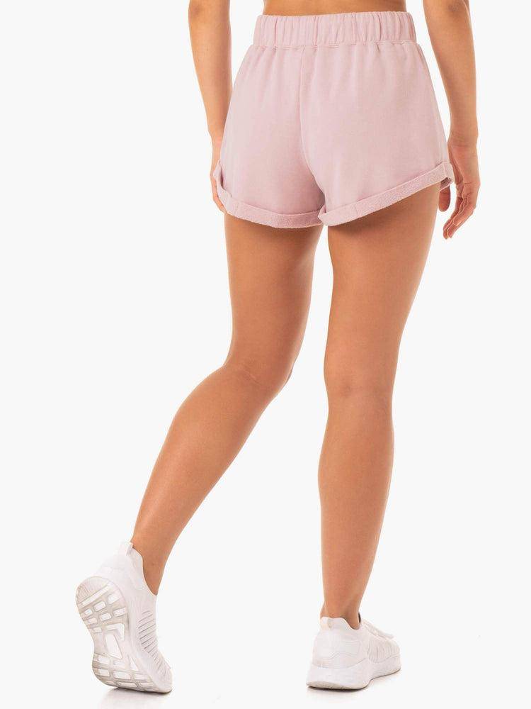 Ryderwear Women Shorts Off Duty Fleece Women's Shorts Rose Marl | CA2197HK