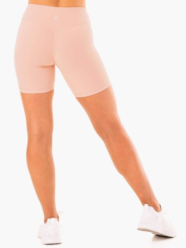 Ryderwear Women Shorts Replay High Waisted Women's Shorts Nude | CA2057YU