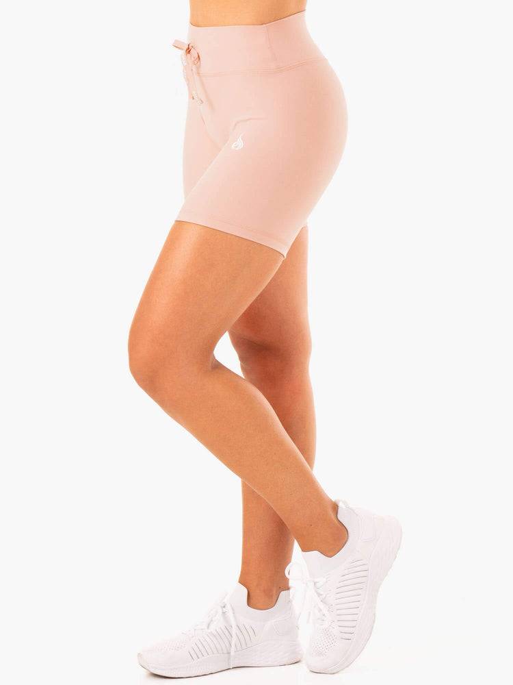 Ryderwear Women Shorts Replay High Waisted Women's Shorts Nude | CA2057YU