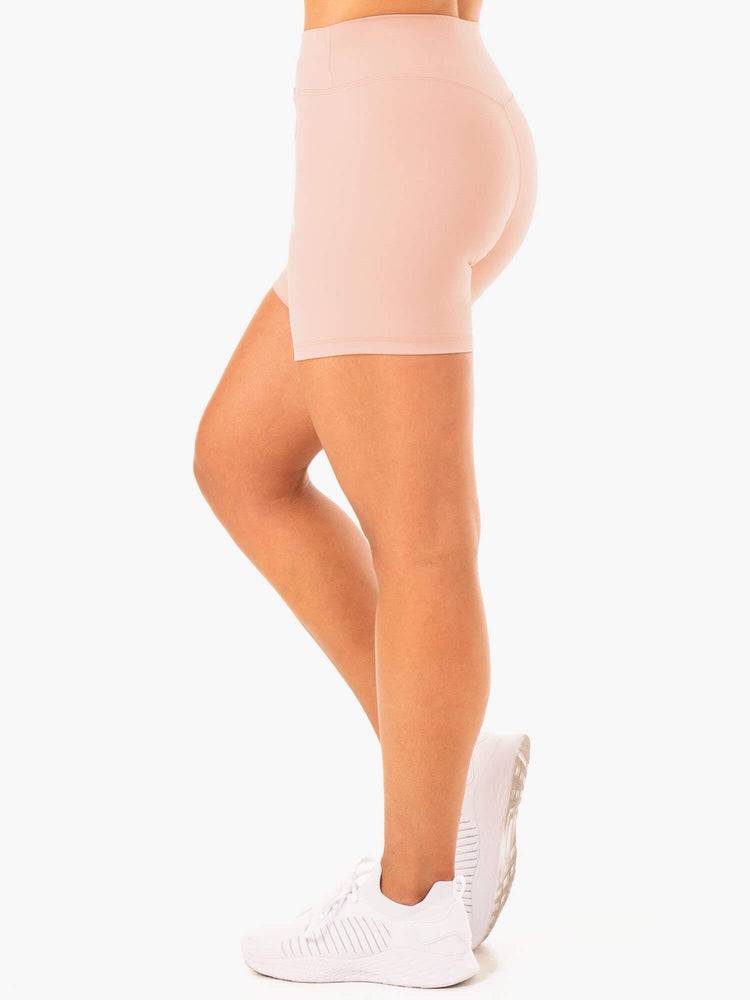 Ryderwear Women Shorts Replay High Waisted Women's Shorts Nude | CA2057YU