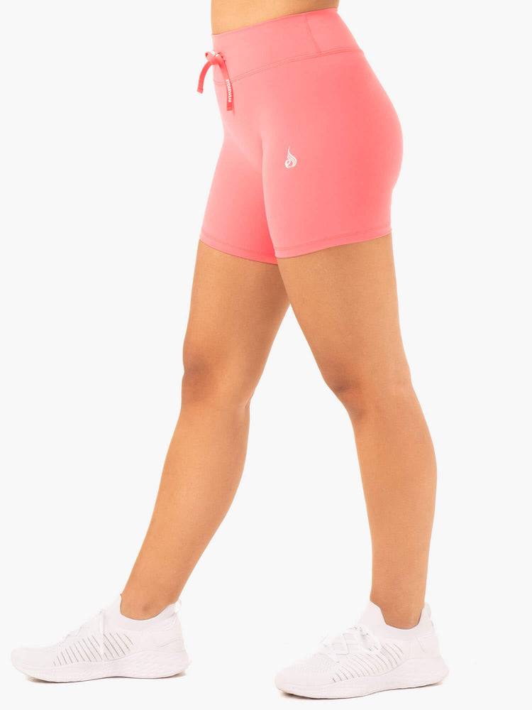 Ryderwear Women Shorts Replay High Waisted Women\'s Shorts Coral | CA2066GL