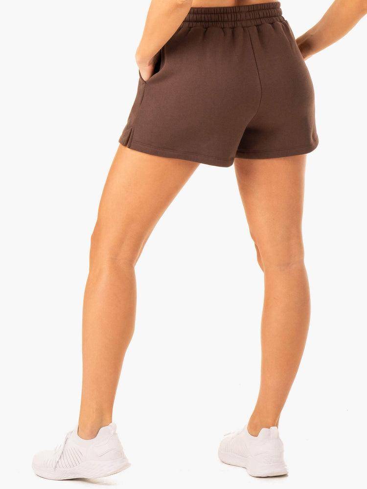 Ryderwear Women Shorts Restore Track Women's Shorts Chocolate | CA2075BC