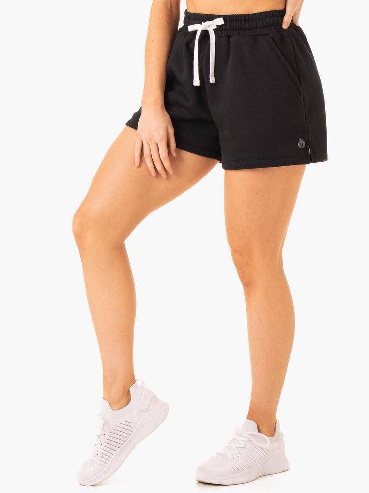 Ryderwear Women Shorts Restore Track Women's Shorts Black | CA2078QZ