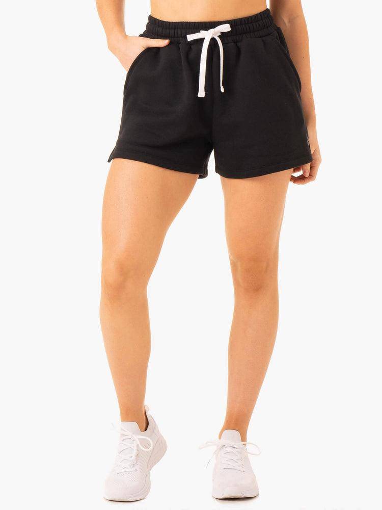 Ryderwear Women Shorts Restore Track Women\'s Shorts Black | CA2078QZ