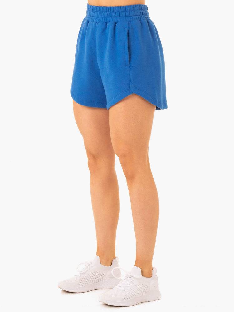 Ryderwear Women Shorts Sideline Track Women's Shorts Cobalt Blue | CA2059IS