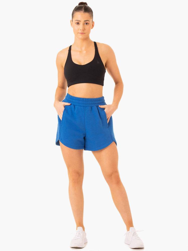 Ryderwear Women Shorts Sideline Track Women's Shorts Cobalt Blue | CA2059IS