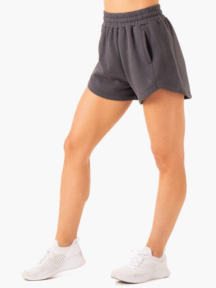 Ryderwear Women Shorts Sideline Track Women's Shorts Charcoal | CA2070LH