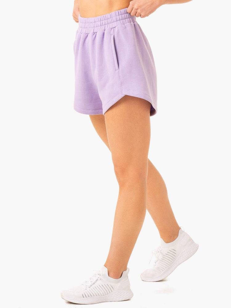 Ryderwear Women Shorts Sideline Track Women's Shorts Lilac | CA2082TV