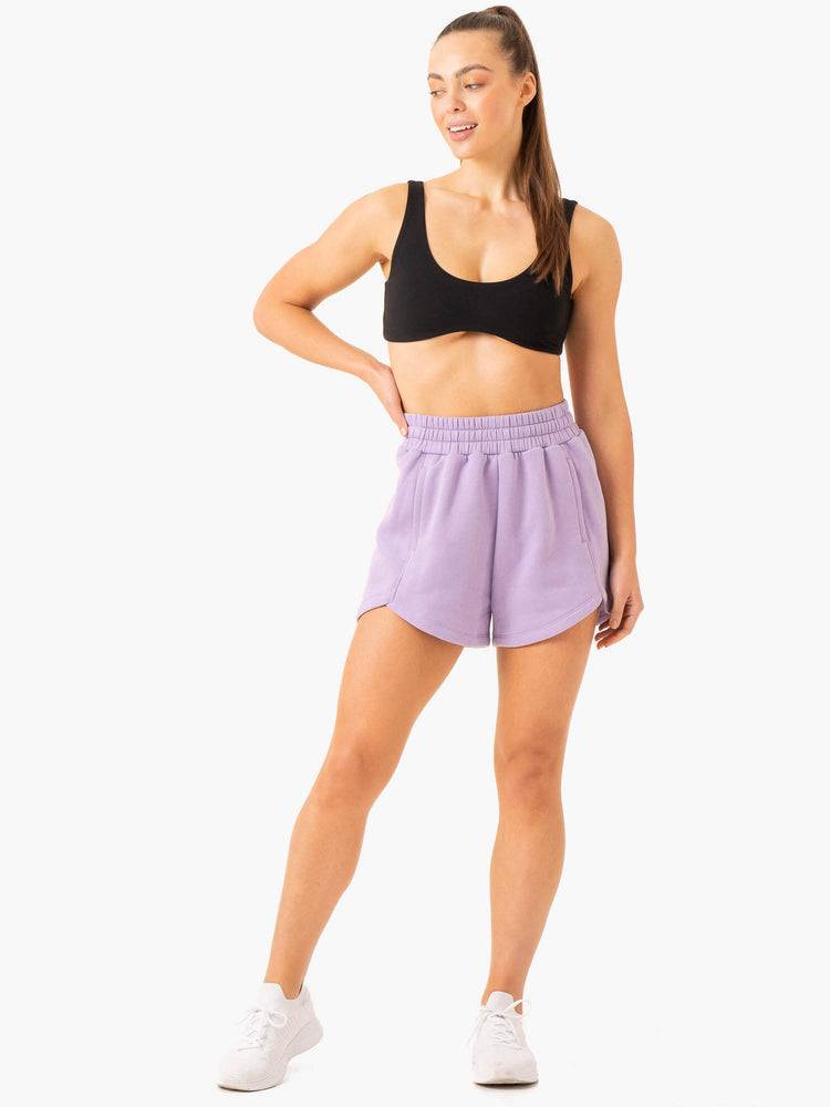 Ryderwear Women Shorts Sideline Track Women's Shorts Lilac | CA2082TV