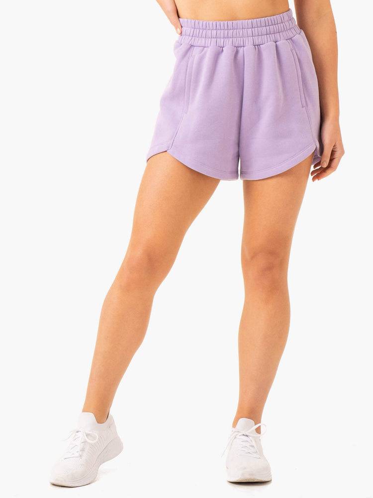 Ryderwear Women Shorts Sideline Track Women\'s Shorts Lilac | CA2082TV