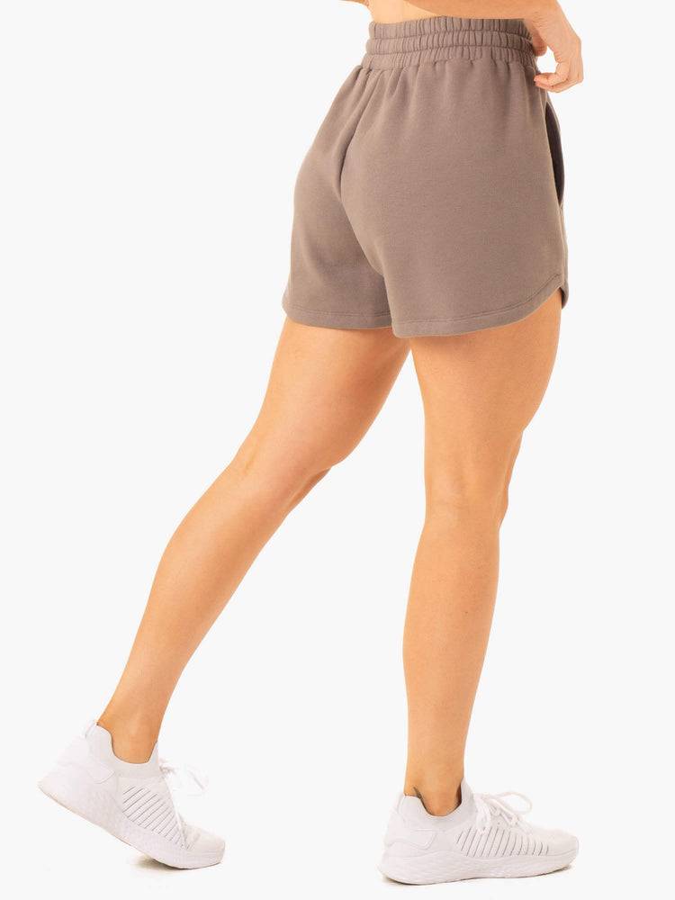 Ryderwear Women Shorts Sideline Track Women's Shorts Taupe | CA2194DN