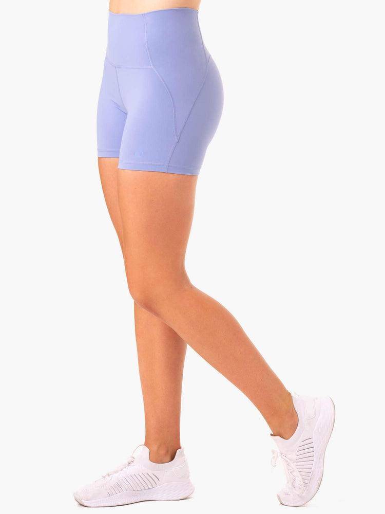 Ryderwear Women Shorts Sola High Waisted Women\'s Shorts Purple | CA2140AP