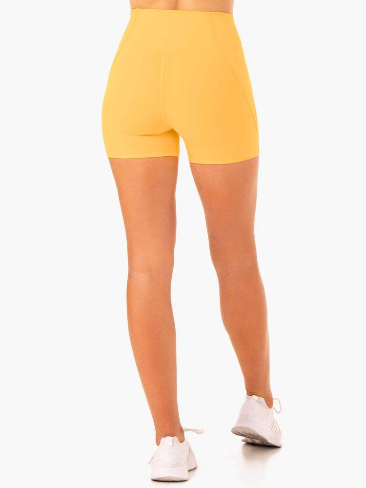 Ryderwear Women Shorts Sola High Waisted Women\'s Shorts Mango | CA2198JJ