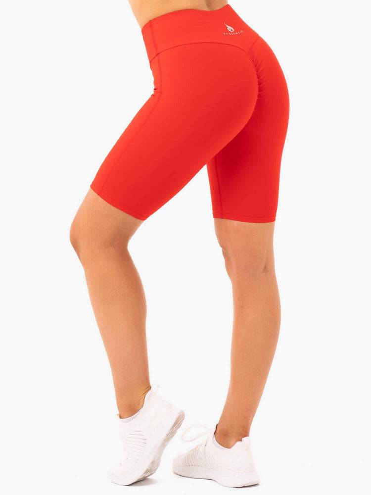 Ryderwear Women Shorts Staples Bike Women's Shorts Red | CA2003RW