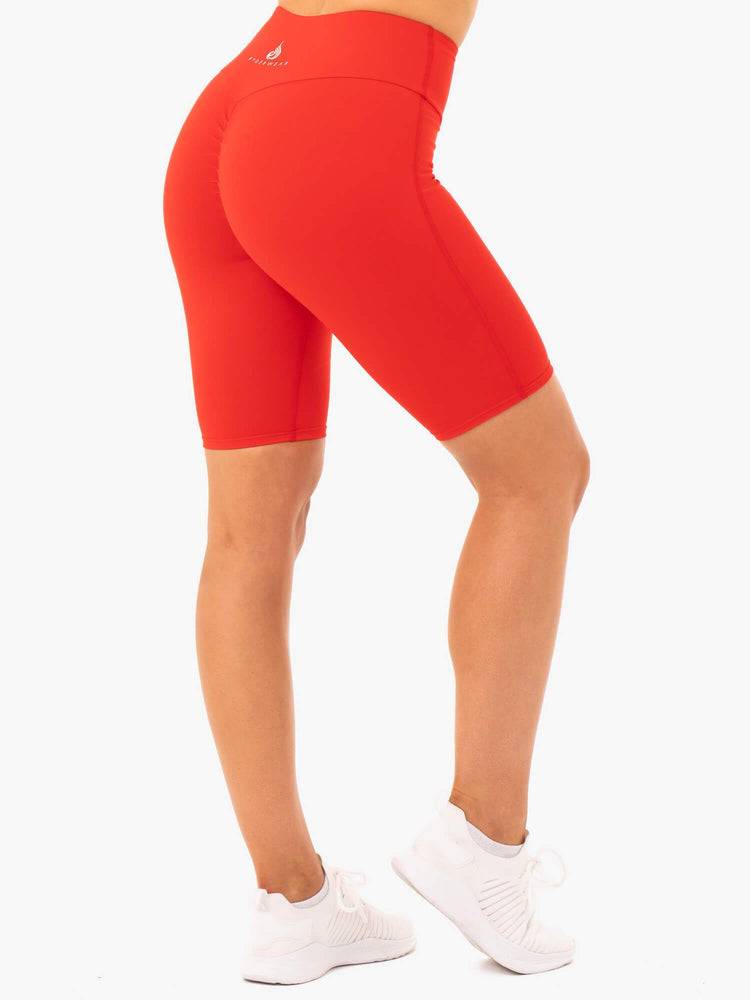 Ryderwear Women Shorts Staples Bike Women's Shorts Red | CA2003RW