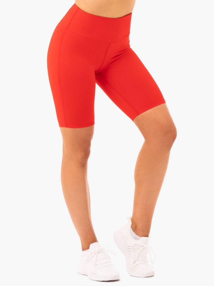 Ryderwear Women Shorts Staples Bike Women's Shorts Red | CA2003RW