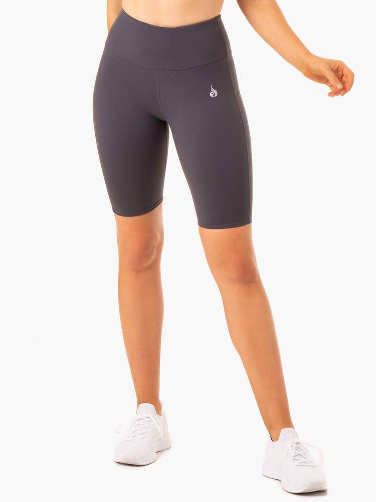 Ryderwear Women Shorts Staples Scrunch Bum Bike Women\'s Shorts Charcoal | CA1994XF