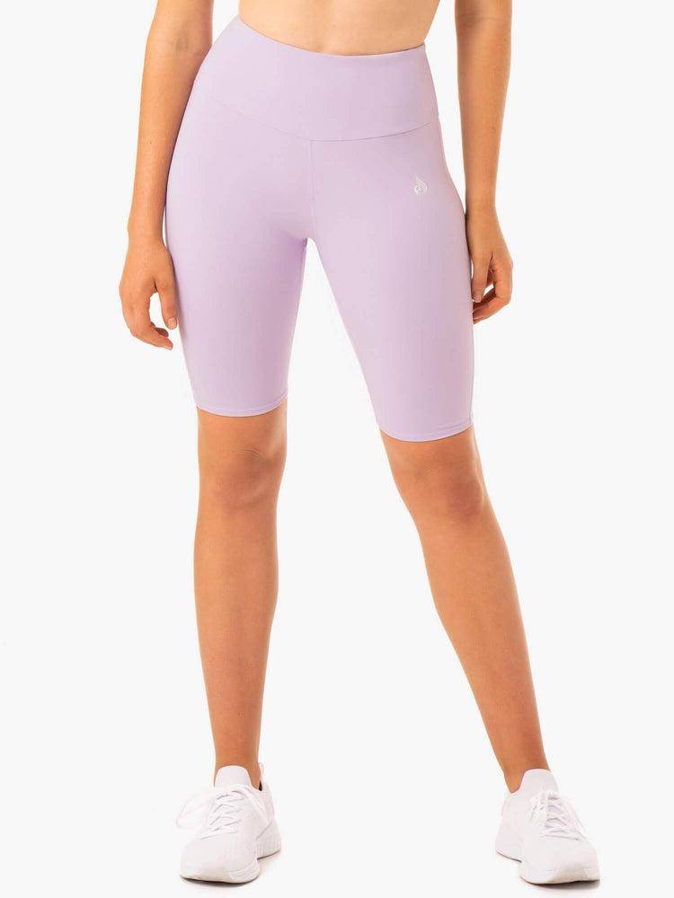 Ryderwear Women Shorts Staples Scrunch Bum Bike Women's Shorts Lilac | CA2023BC