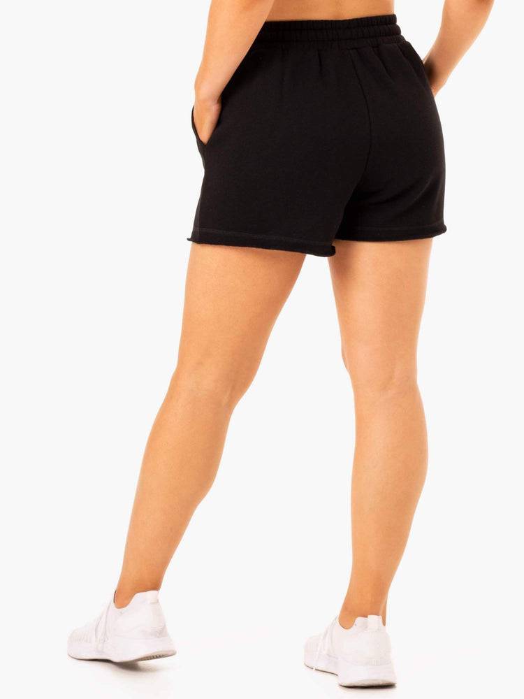 Ryderwear Women Shorts Ultimate Longline Track Women's Shorts Black | CA2011SO