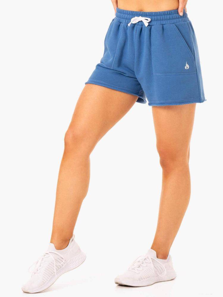 Ryderwear Women Shorts Ultimate Longline Track Women\'s Shorts Blue | CA2055RW