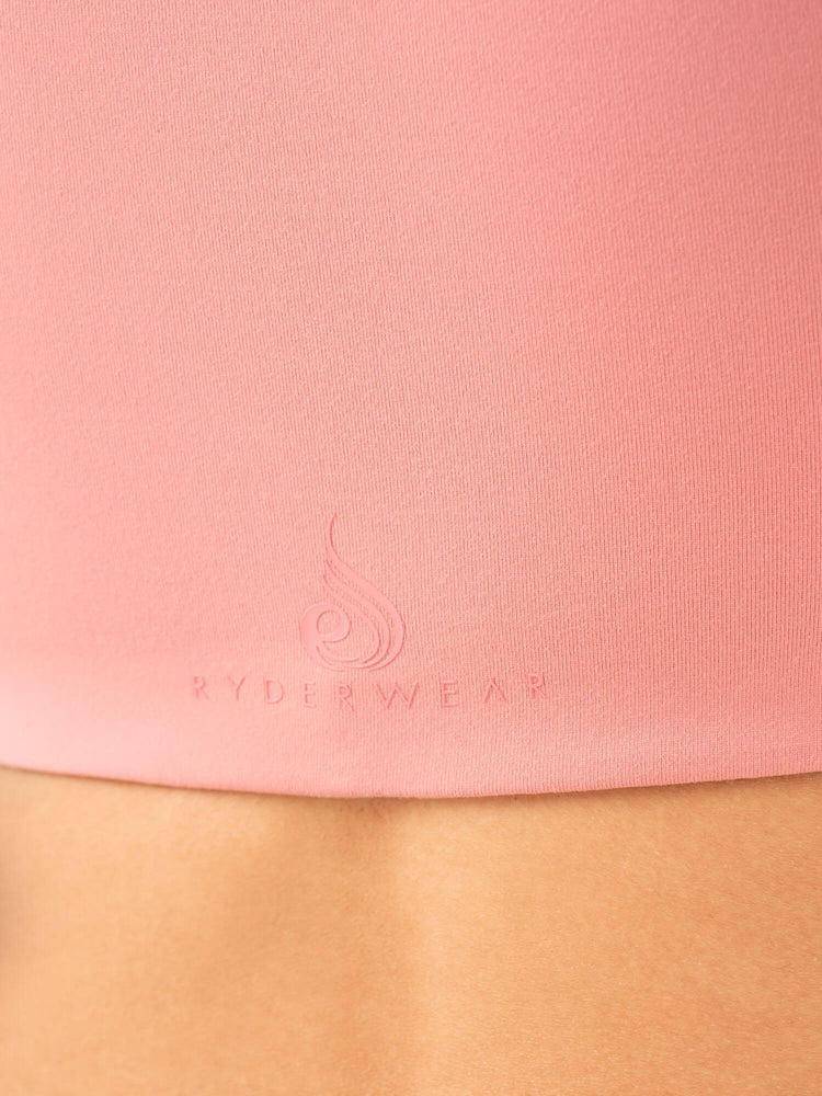 Ryderwear Women Sports Bra Adapt One Shoulder Women's Sports Bra Blush Pink | CA1800OR