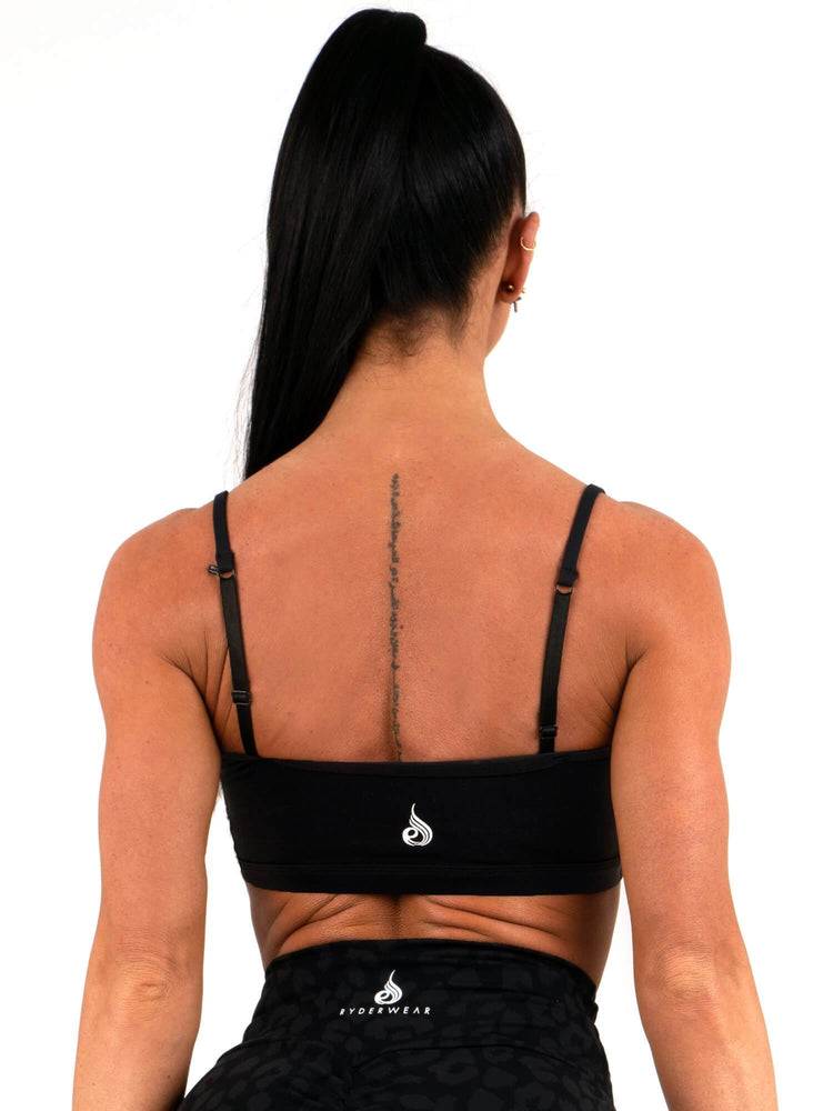 Ryderwear Women Sports Bra Animal Women's Sports Bra Black | CA1659BC