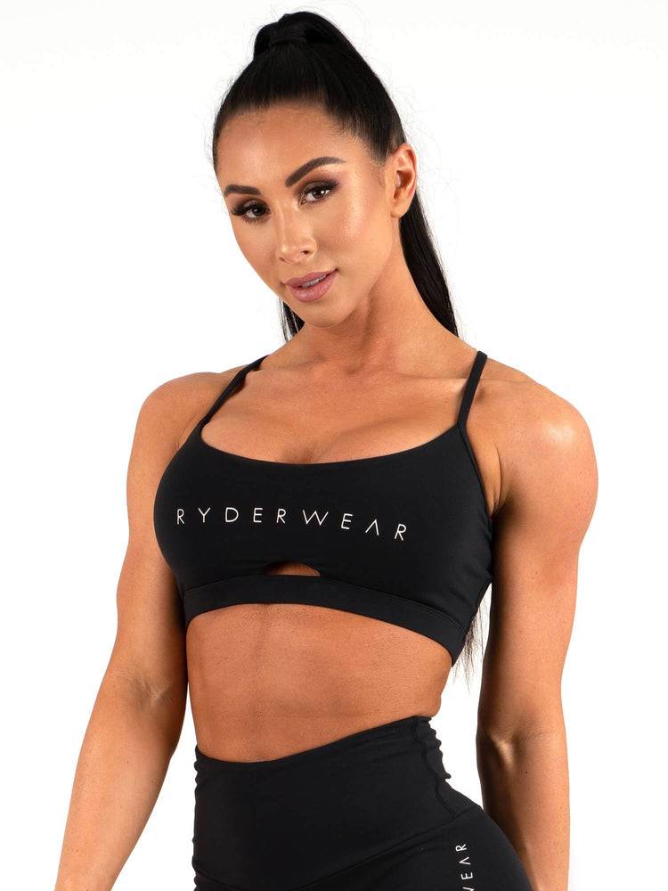 Ryderwear Women Sports Bra Animal Women\'s Sports Bra Black | CA1659BC