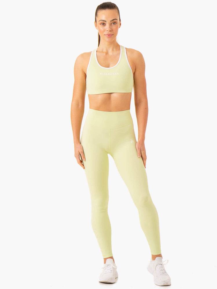 Ryderwear Women Sports Bra Frequency High Impact Women's Sports Bra Mint | CA1935FM