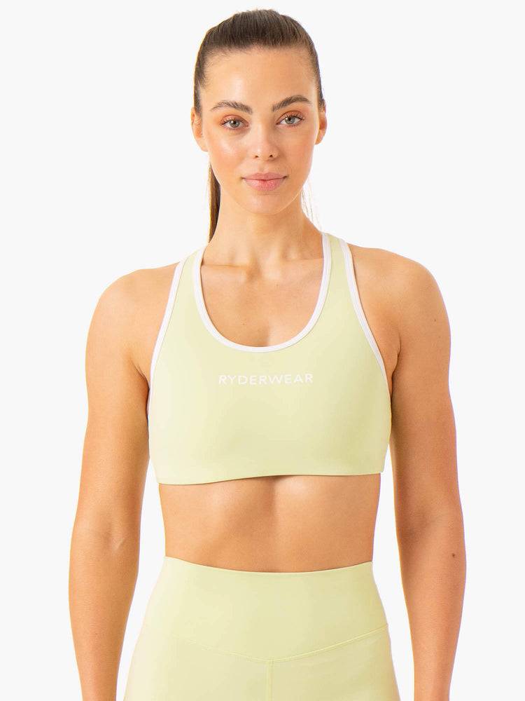 Ryderwear Women Sports Bra Frequency High Impact Women\'s Sports Bra Mint | CA1935FM