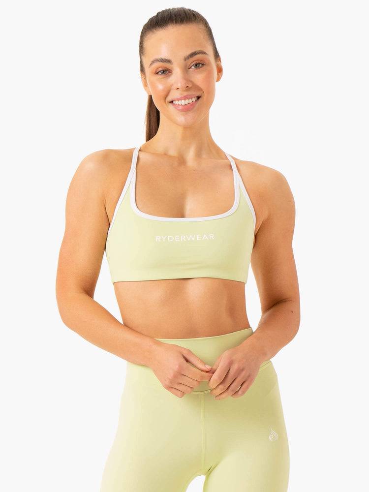 Ryderwear Women Sports Bra Frequency Women\'s Sports Bra Mint | CA1931PQ