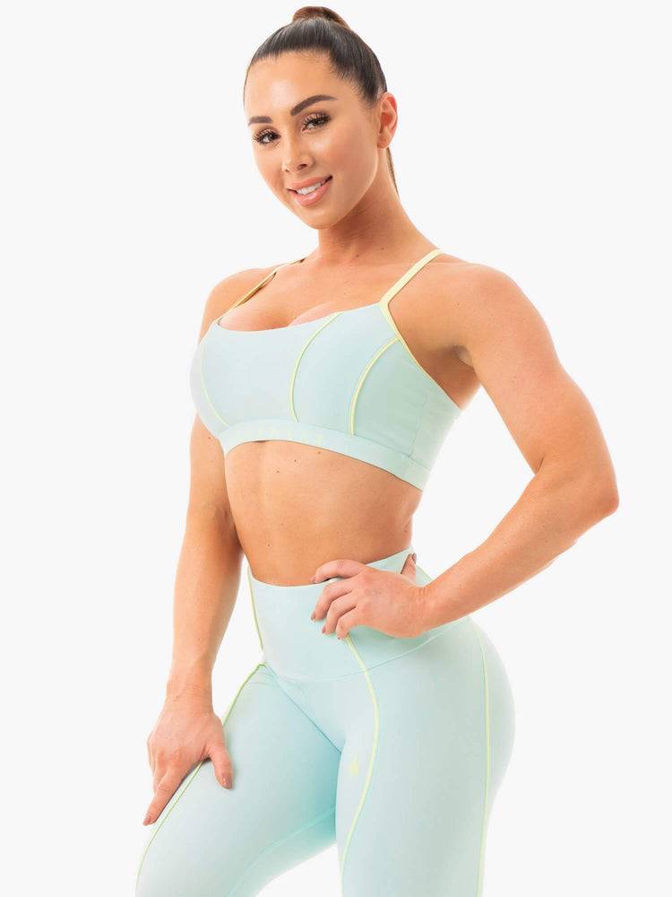 Ryderwear Women Sports Bra Glow Women's Sports Bra Aquamint | CA1773IS