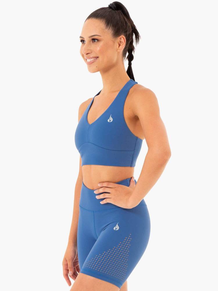 Ryderwear Women Sports Bra Impact Women's Sports Bra Cobalt Blue | CA1779FM