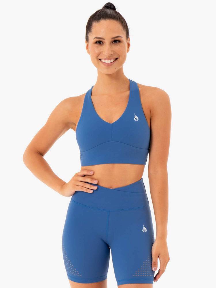 Ryderwear Women Sports Bra Impact Women\'s Sports Bra Cobalt Blue | CA1779FM