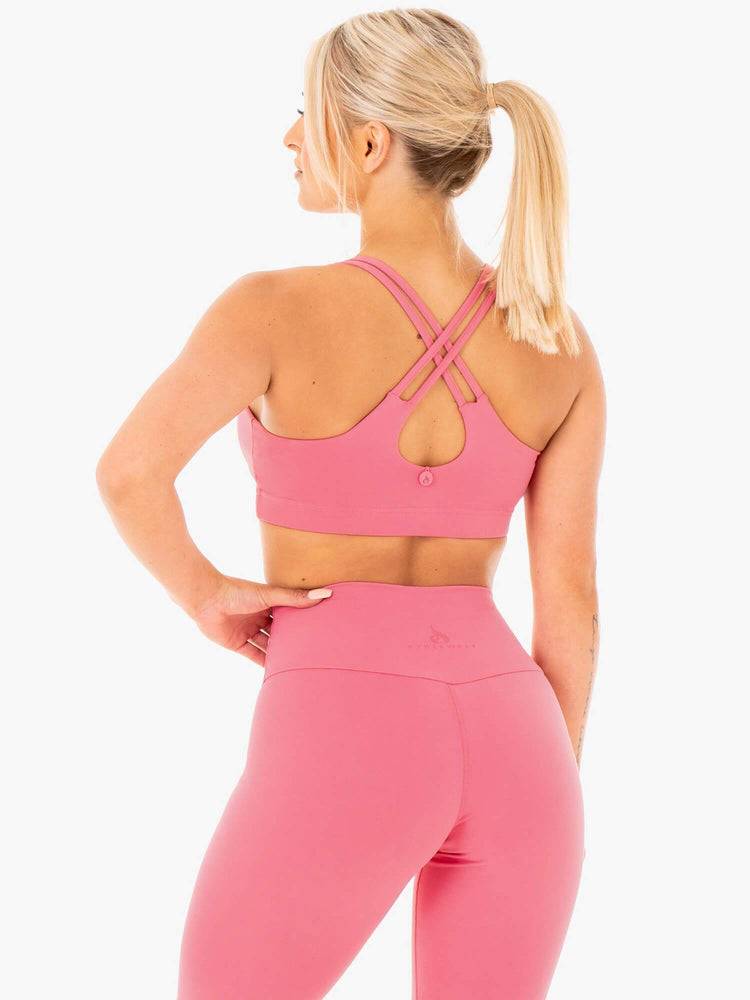 Ryderwear Women Sports Bra Motion Women's Sports Bra Pink Lemonade | CA1723PQ