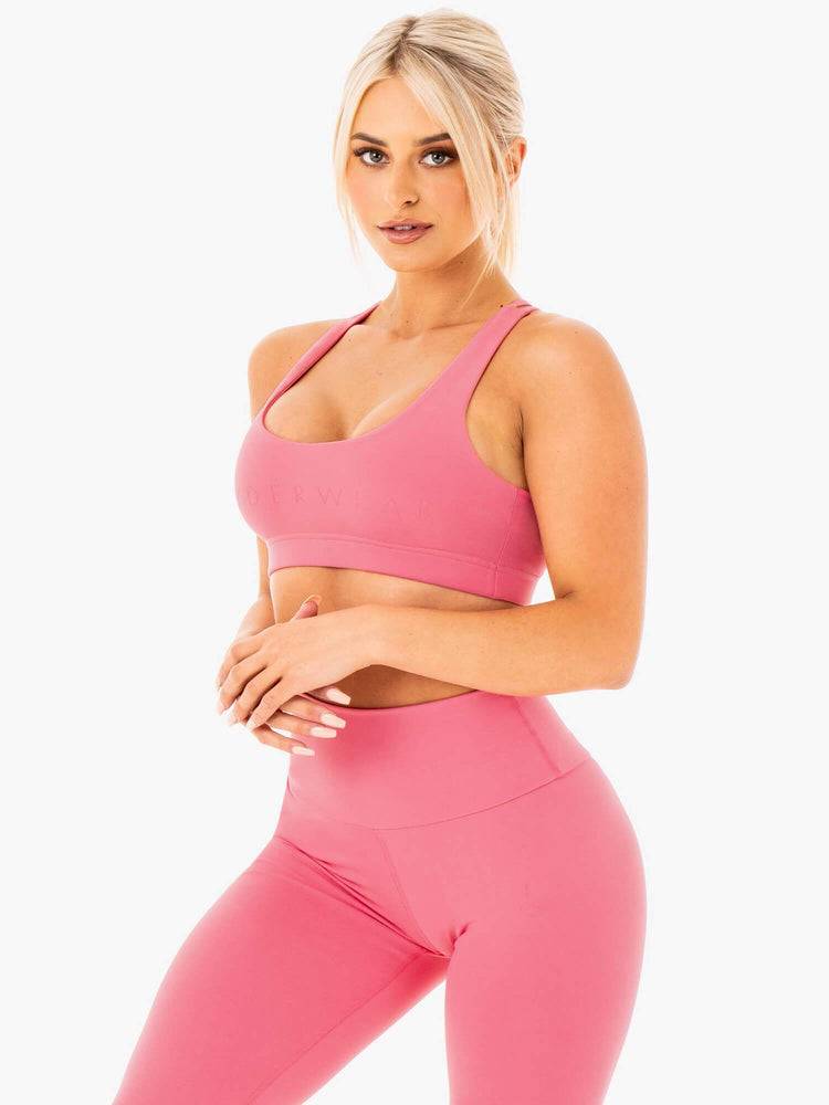 Ryderwear Women Sports Bra Motion Women's Sports Bra Pink Lemonade | CA1723PQ