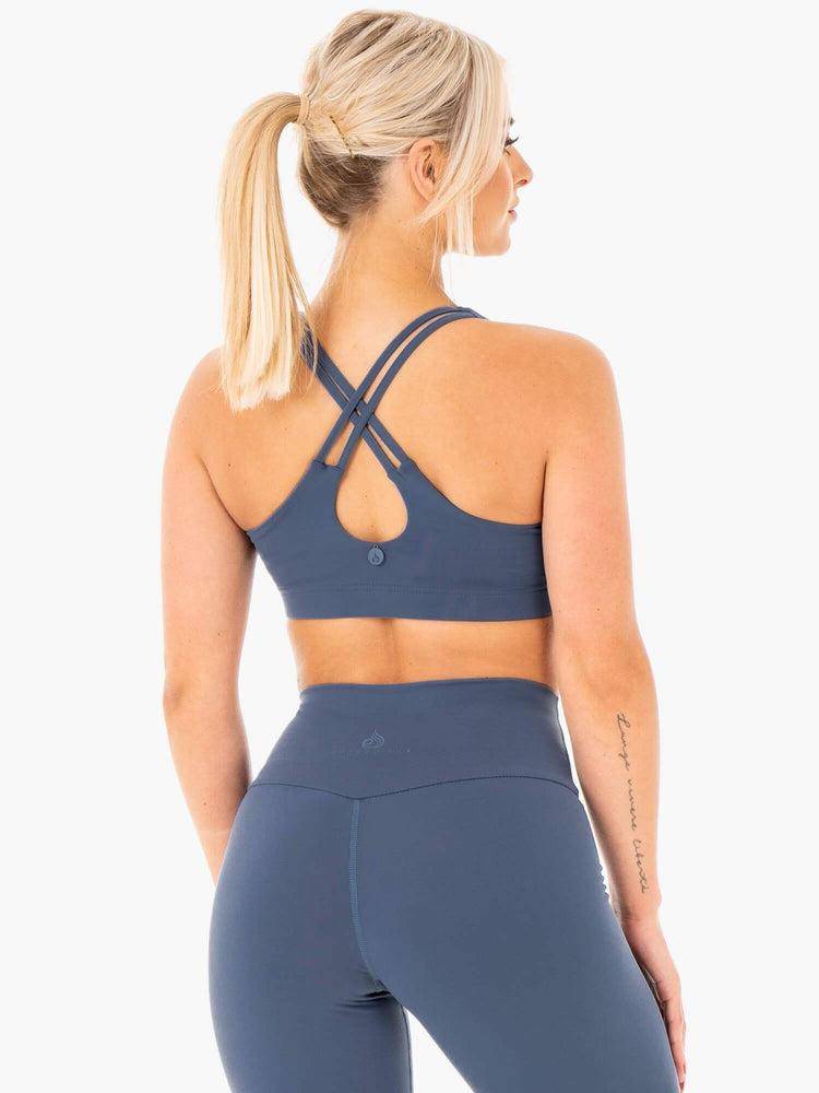 Ryderwear Women Sports Bra Motion Women's Sports Bra Steel Blue | CA1726DN