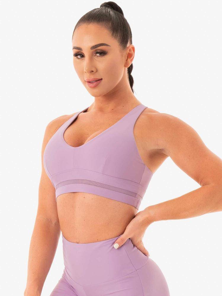 Ryderwear Women Sports Bra NEM X RW Women's Sports Bra Purple | CA1690EX