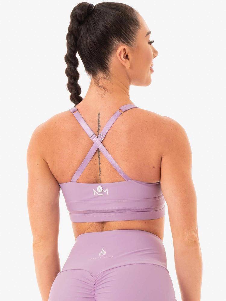 Ryderwear Women Sports Bra NEM X RW Women's Sports Bra Purple | CA1690EX