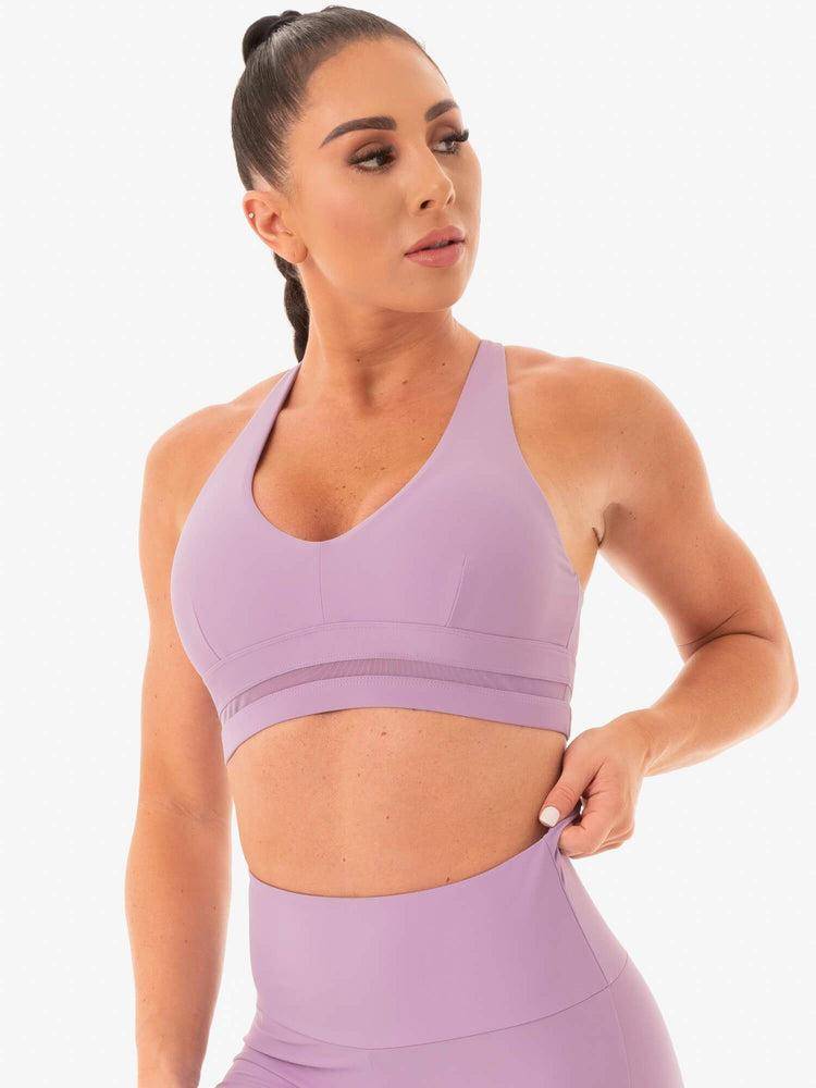 Ryderwear Women Sports Bra NEM X RW Women\'s Sports Bra Purple | CA1690EX