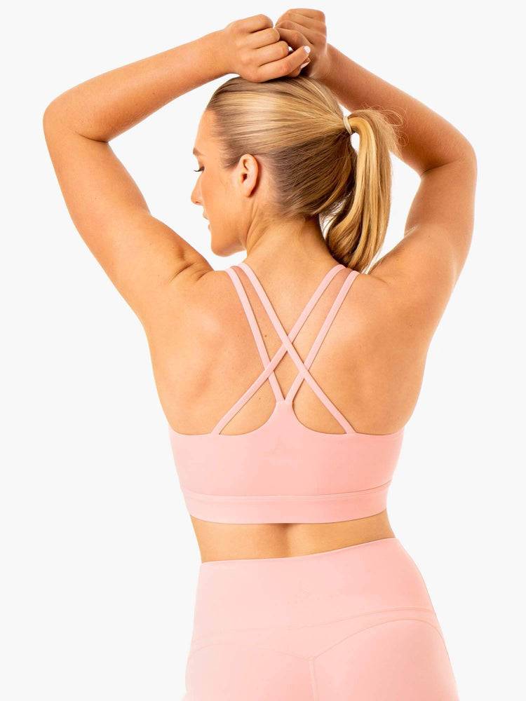 Ryderwear Women Sports Bra NKD Align Women's Sports Bra Pink | CA1716EX