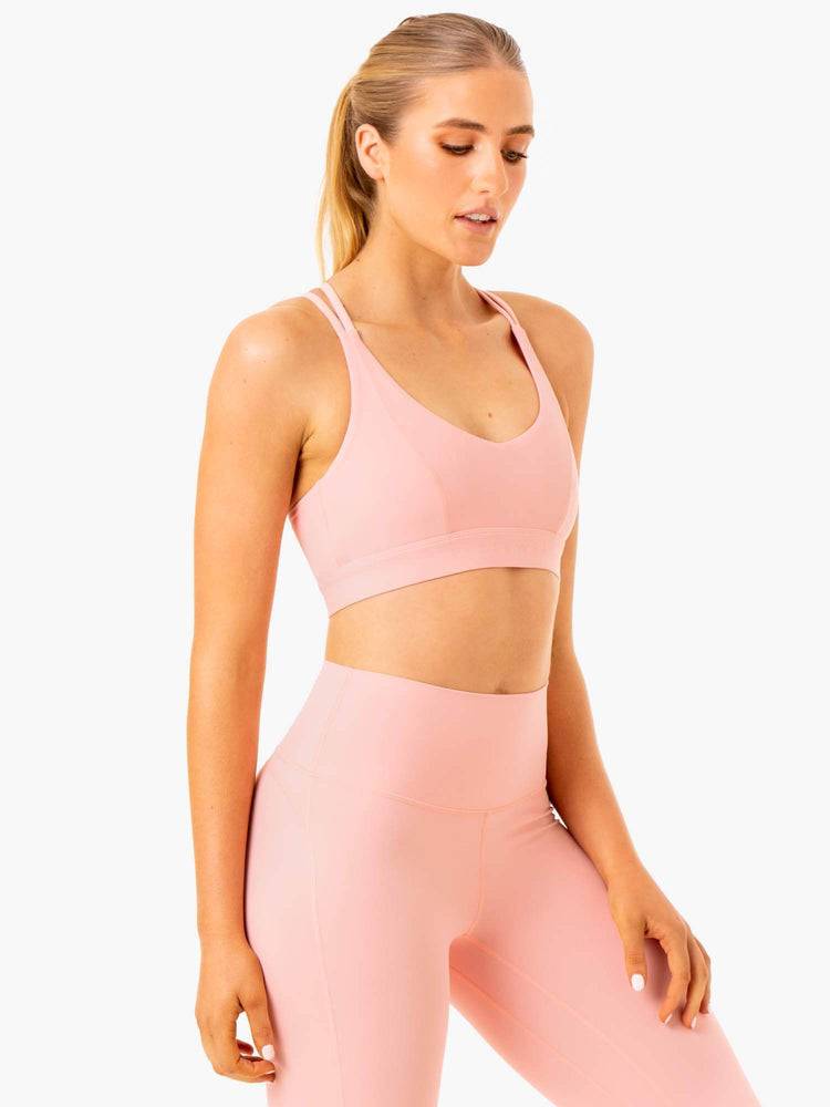 Ryderwear Women Sports Bra NKD Align Women's Sports Bra Pink | CA1716EX