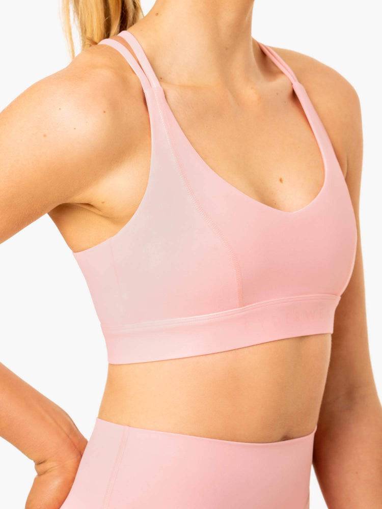 Ryderwear Women Sports Bra NKD Align Women's Sports Bra Pink | CA1716EX