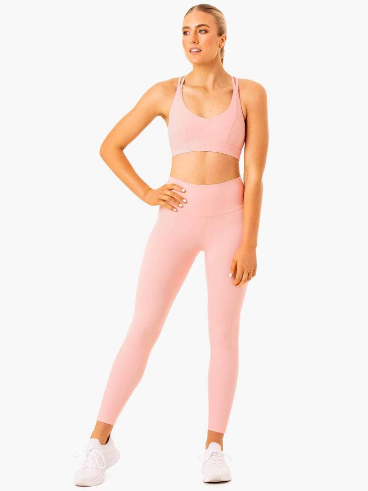 Ryderwear Women Sports Bra NKD Align Women's Sports Bra Pink | CA1716EX