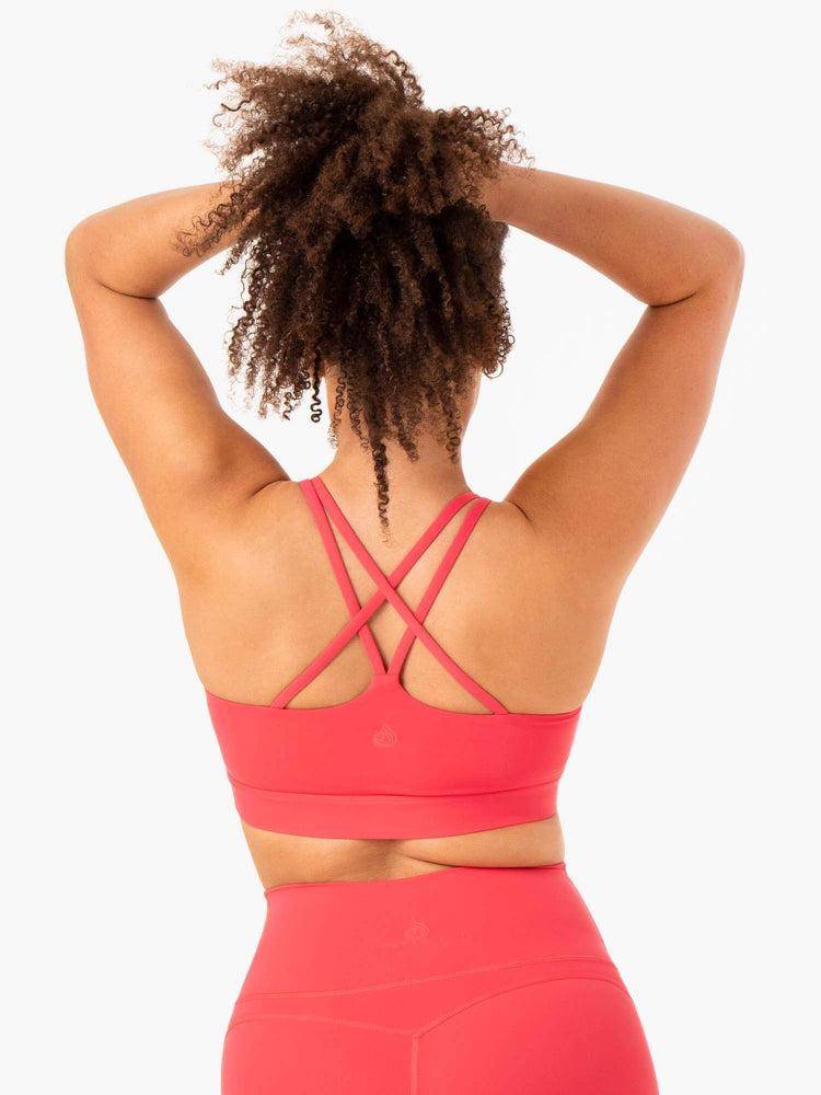 Ryderwear Women Sports Bra NKD Align Women's Sports Bra Watermelon | CA1763BC