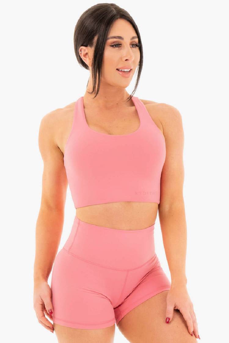 Ryderwear Women Sports Bra NKD Women's Sports Bra Rose | CA1637WY