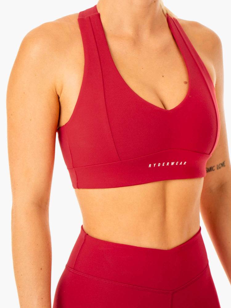 Ryderwear Women Sports Bra Revival Women's Sports Bra Red | CA1877IS