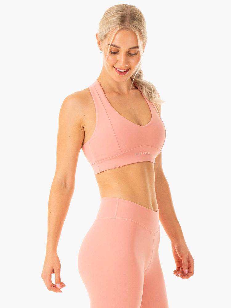 Ryderwear Women Sports Bra Revival Women's Sports Bra Pink | CA1886JJ