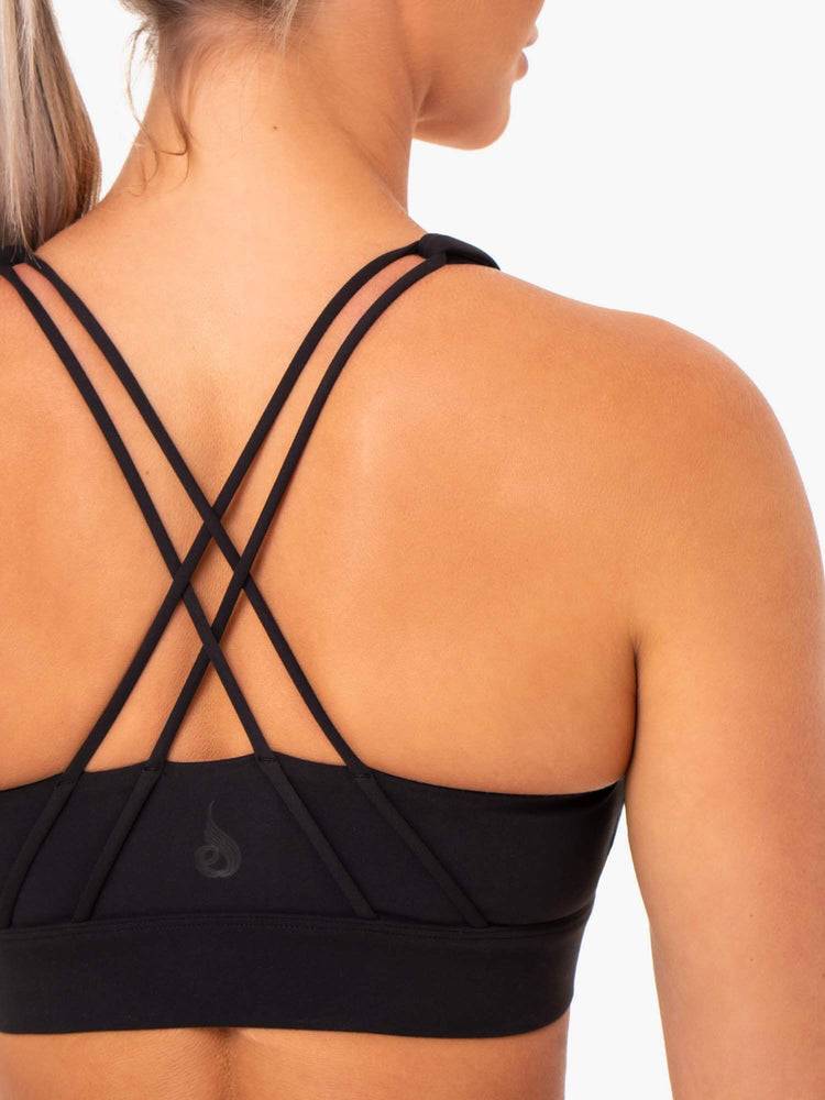 Ryderwear Women Sports Bra Sola Women's Sports Bra Black | CA1650GL