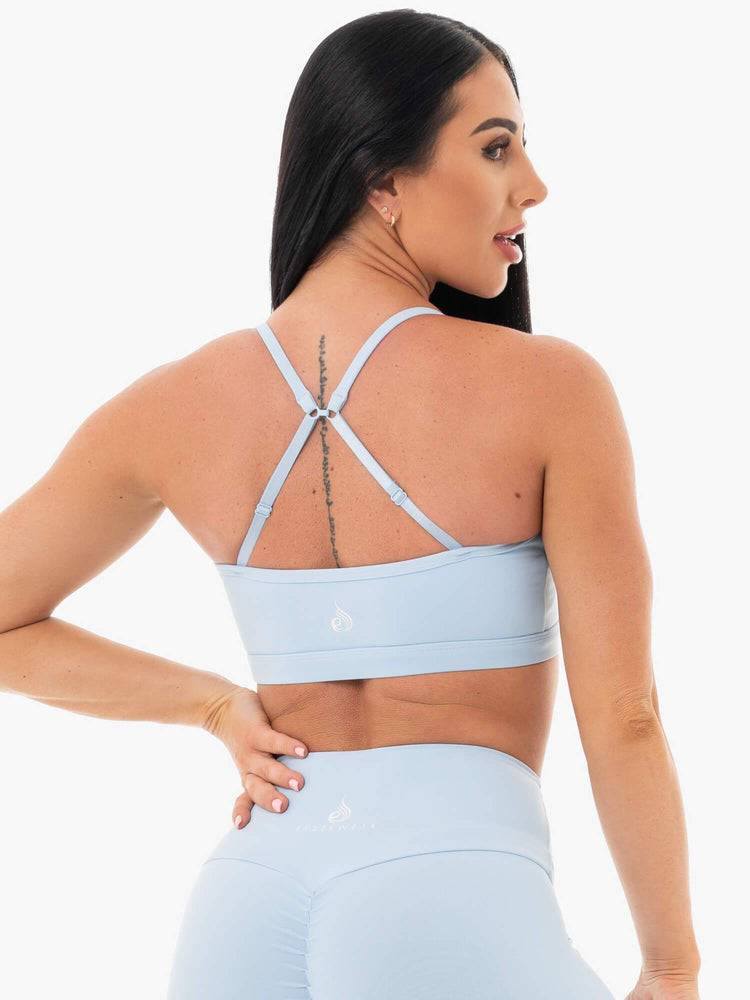 Ryderwear Women Sports Bra Staples Women's Sports Bra Sky Blue | CA1602LH